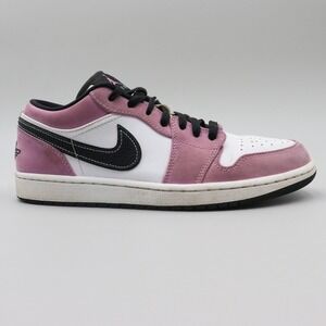 Air Jordan 1 Low SE Men's Size 9.5 Light Purple Violet, Black CK3022-503